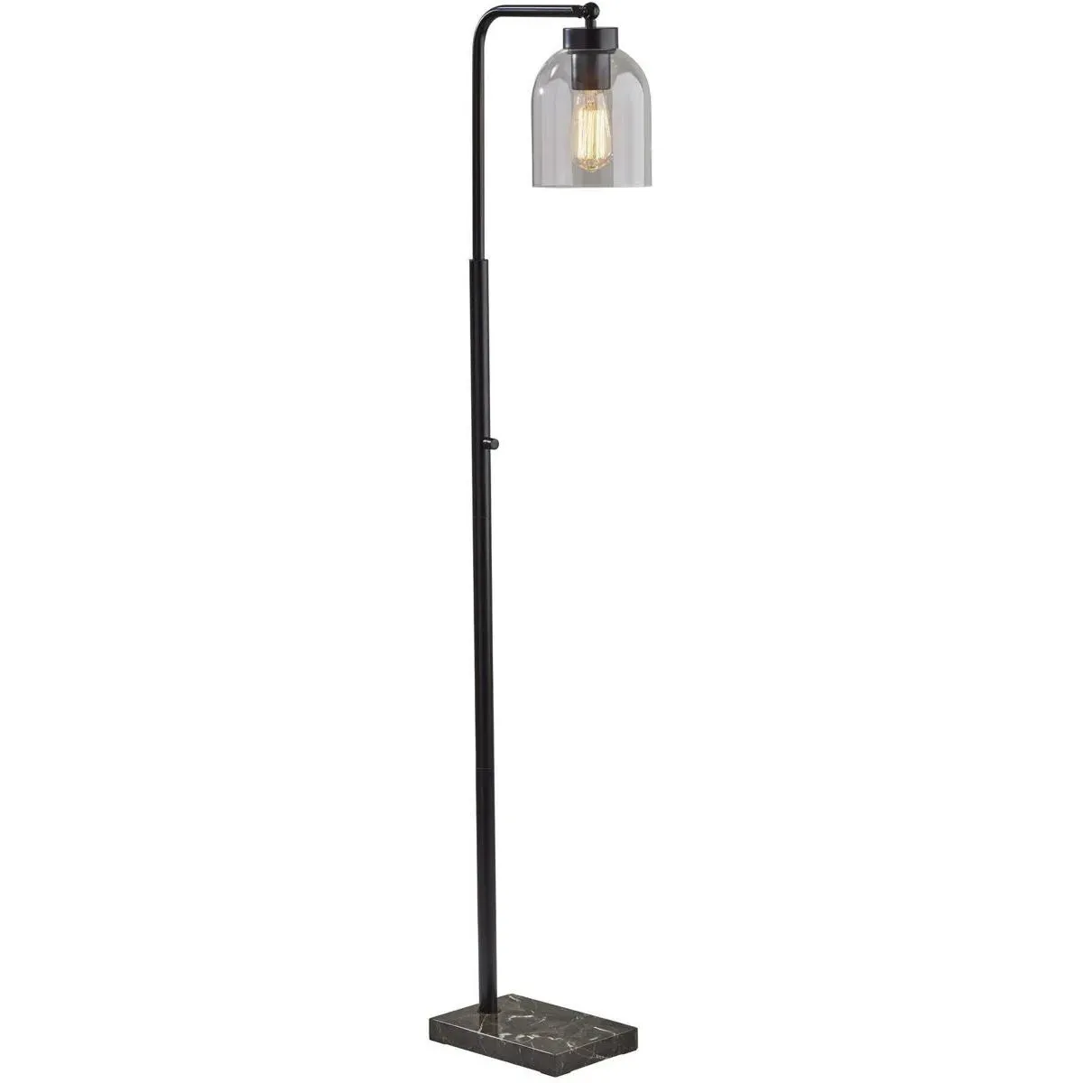 Bristol Floor Lamp - Black, Clear Glass product