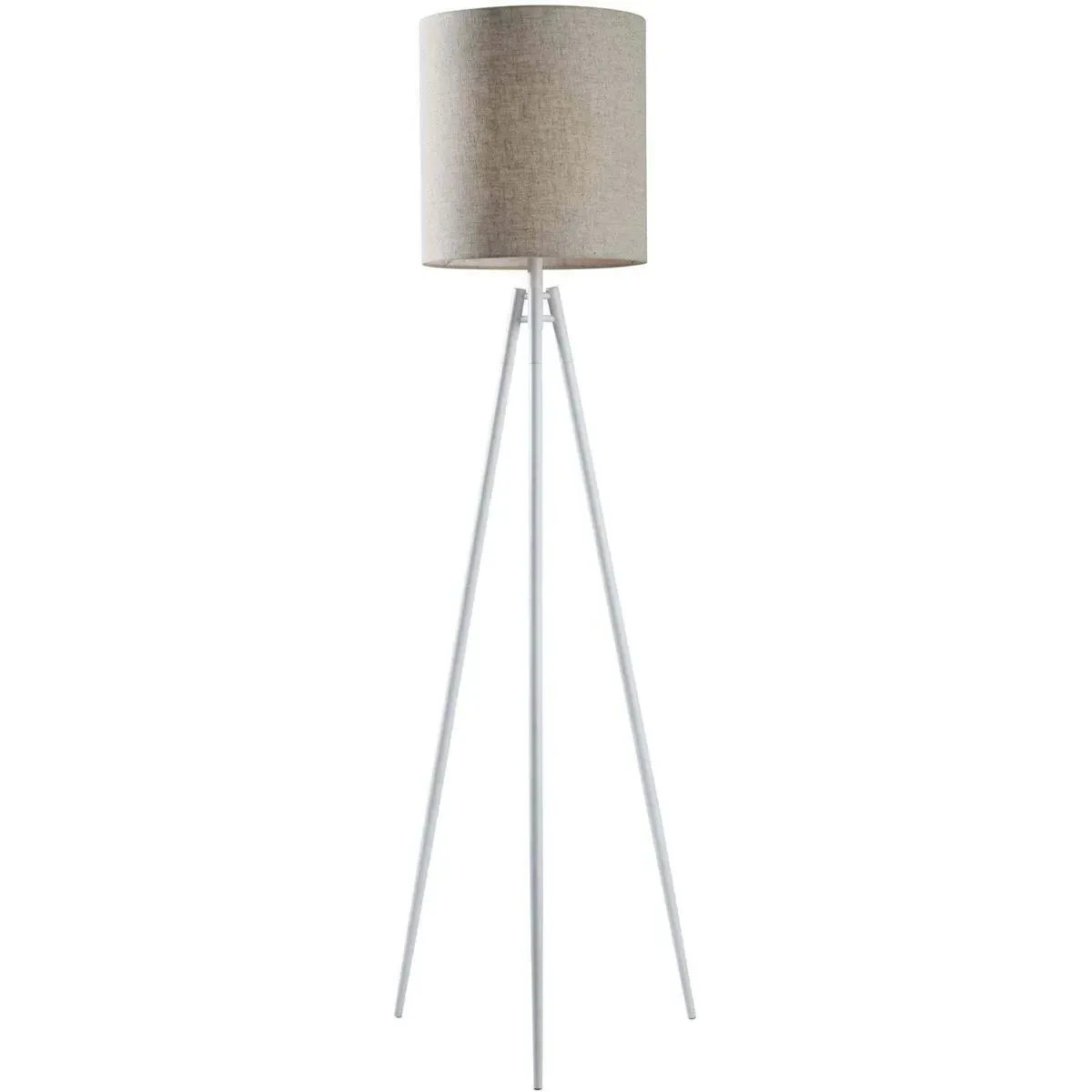 Glenwood 3-Way Rotary Floor Lamp - White, Fabric product