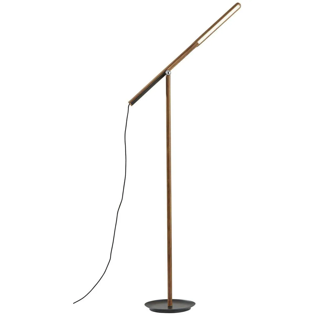 Gravity ADS360 Floor Lamp with Touch Dimmer - Walnut Ash Wood product
