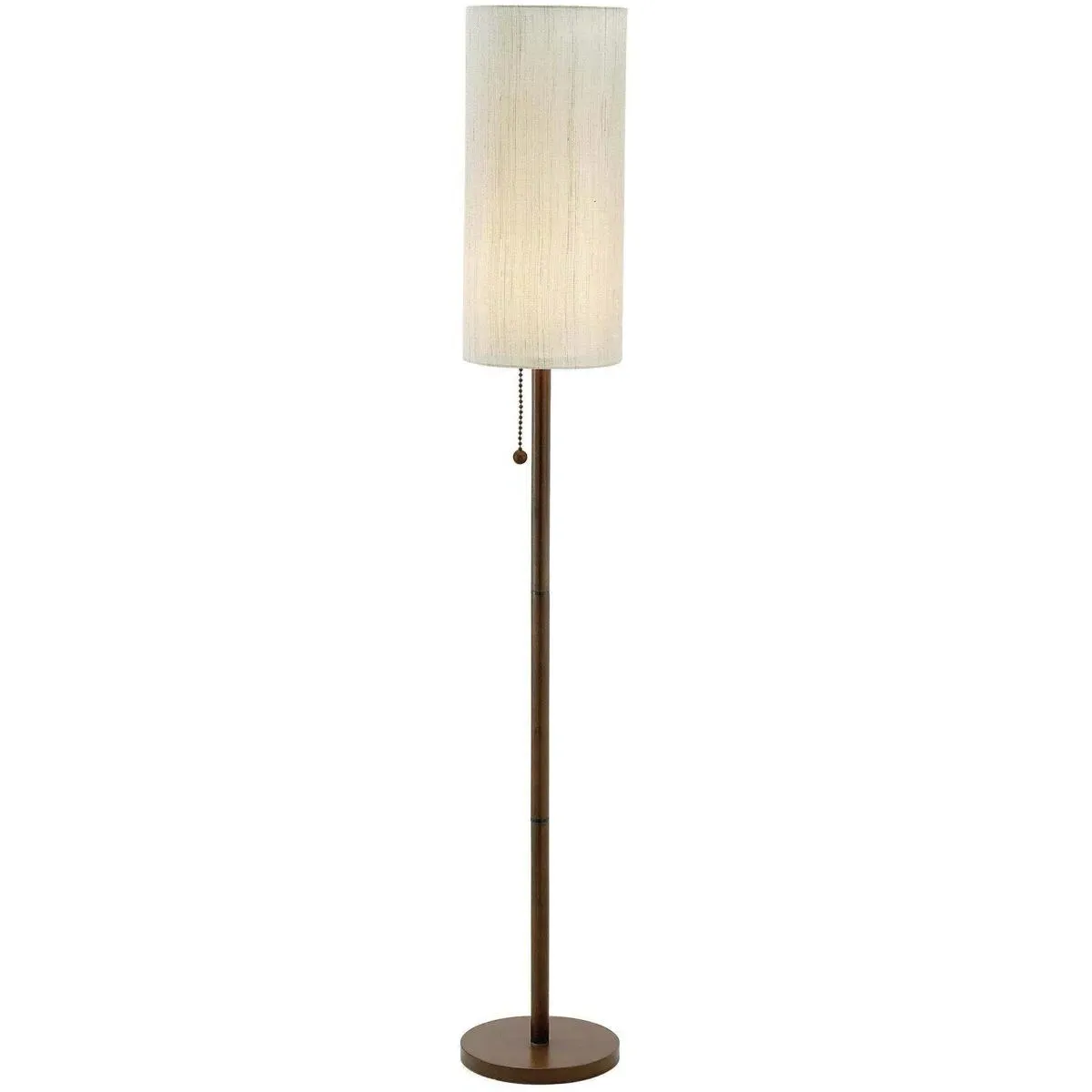 Hamptons 65-Inch Floor Lamp with Pull-Chain - Walnut product