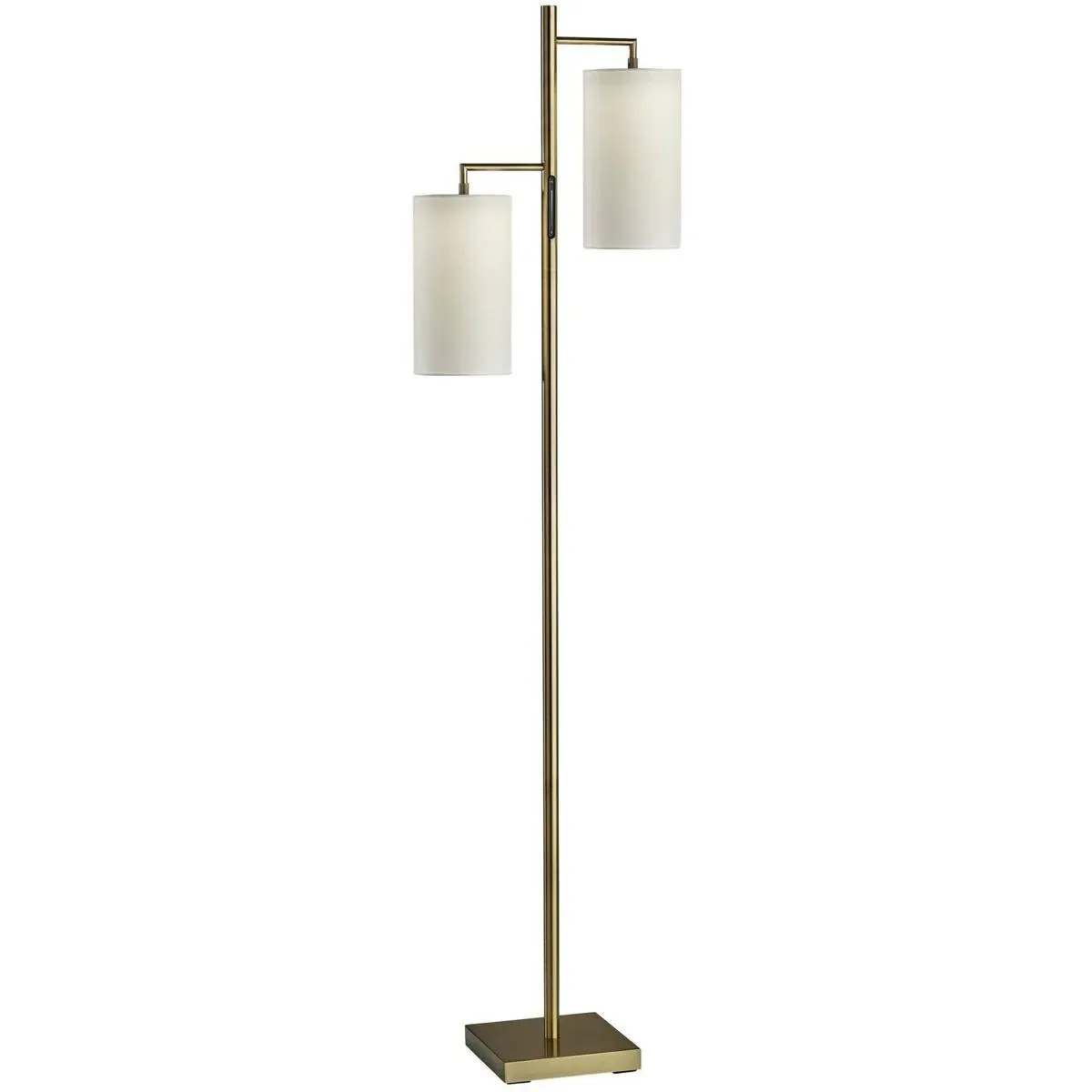 Matilda 2-Light Tree Floor Lamp with Smart Switch - Antique Brass product