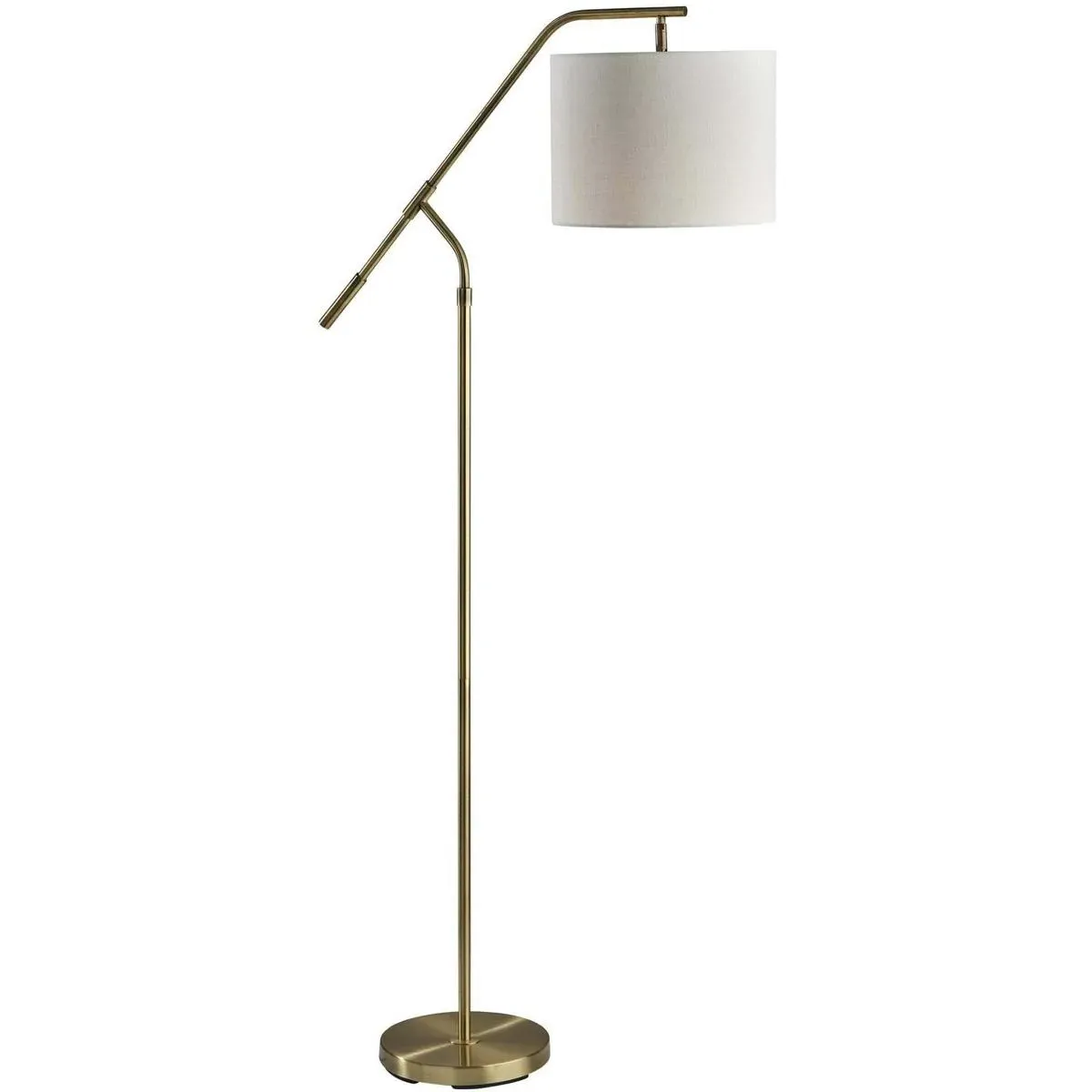 Milo Floor Lamp 3-Way Rotary Switch - Antique Brass product