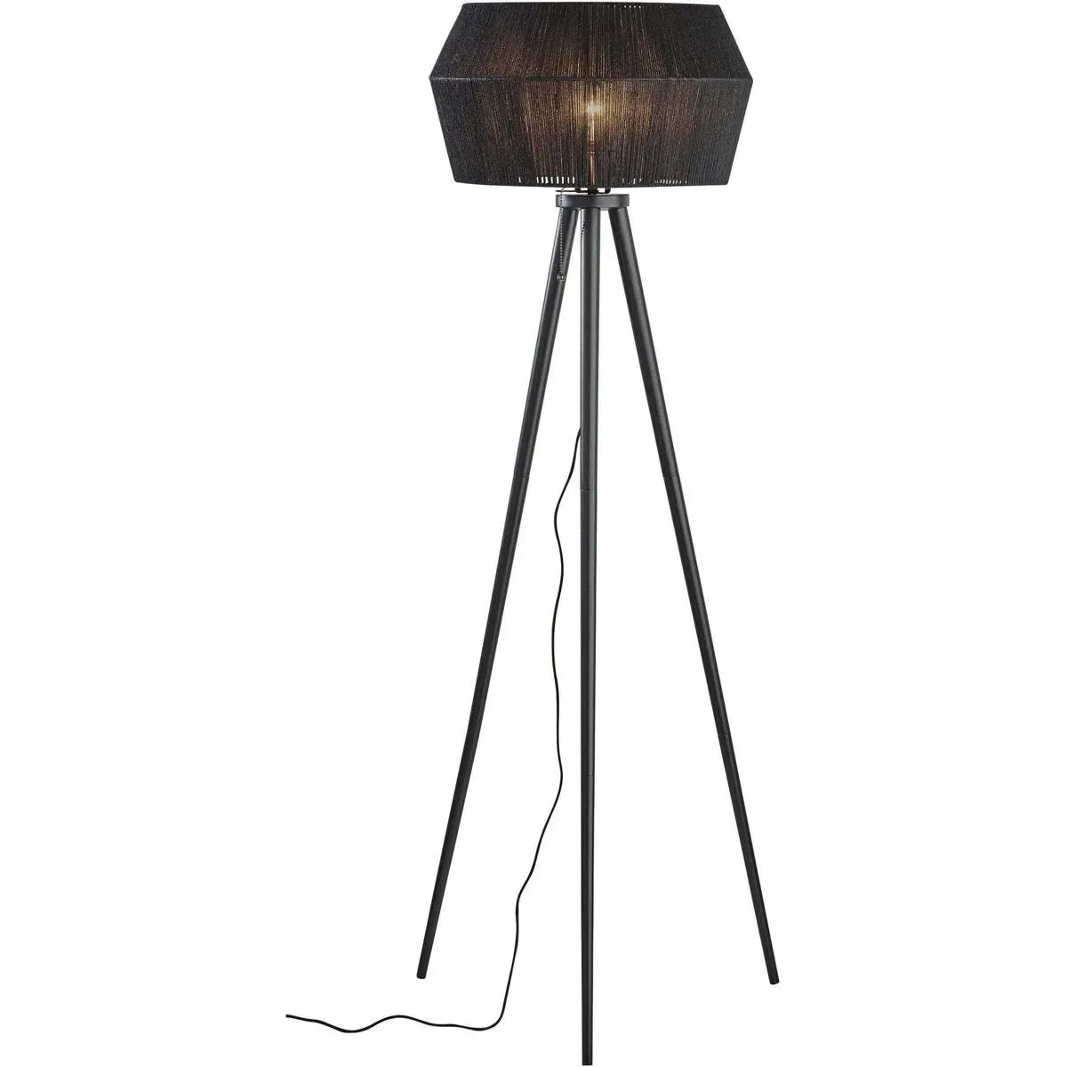 Montana 61 Inch Floor Lamp - Black Wood product