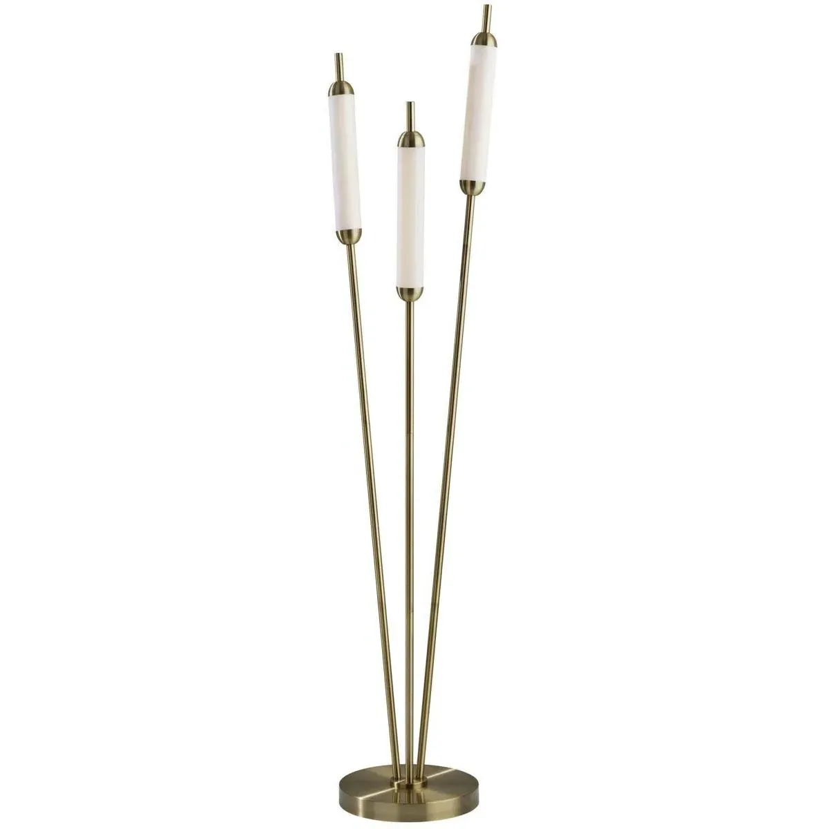 Pierce 3-Light Floor Lamp - Antique Brass, Frosted Acrylic product