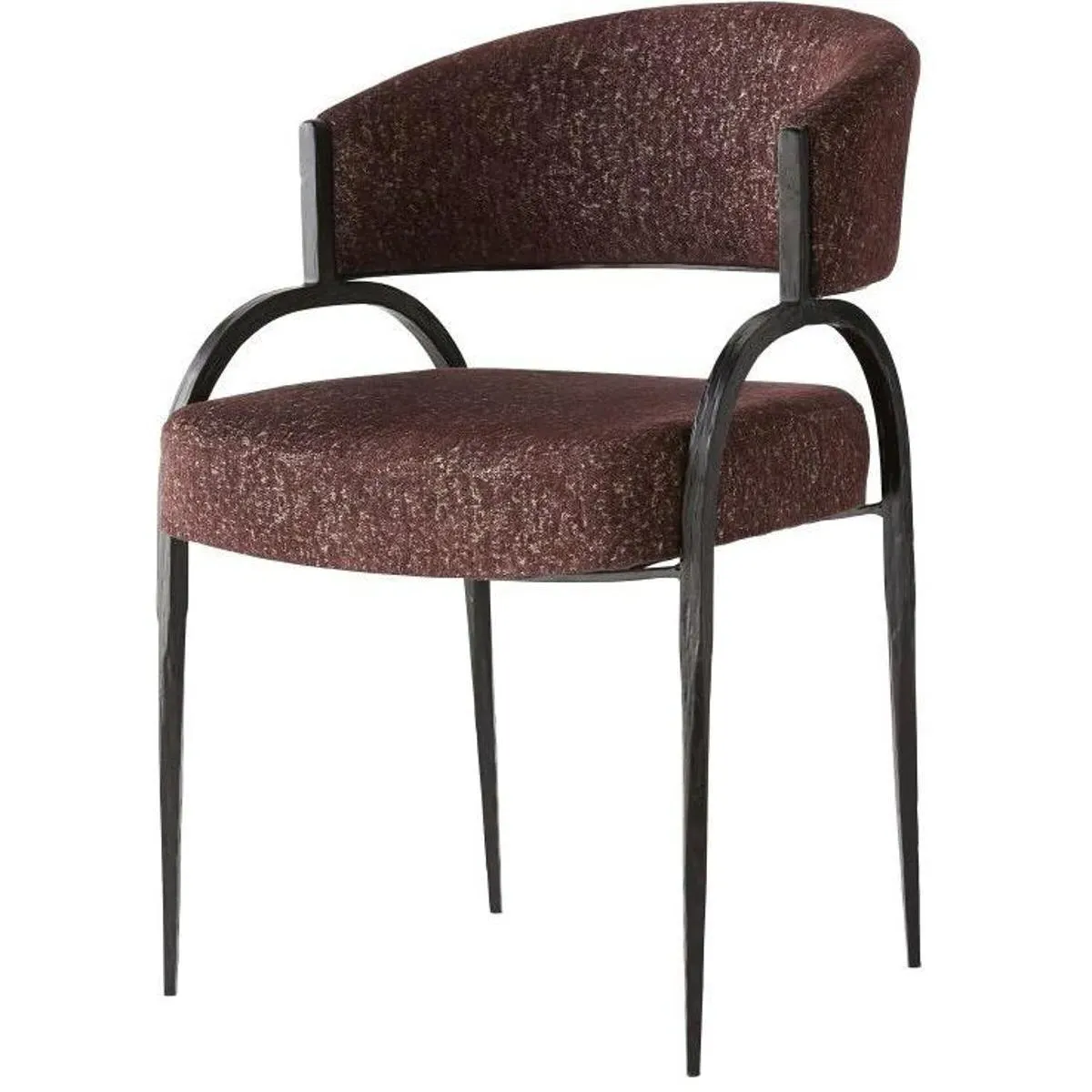 Bahati Accent Chair - Bordeaux, Chenille product