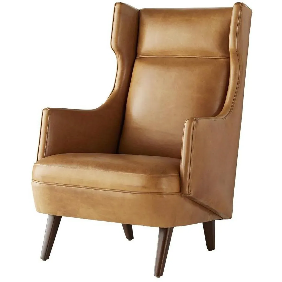 Budelli Wing Chair - Cognac, Leather product