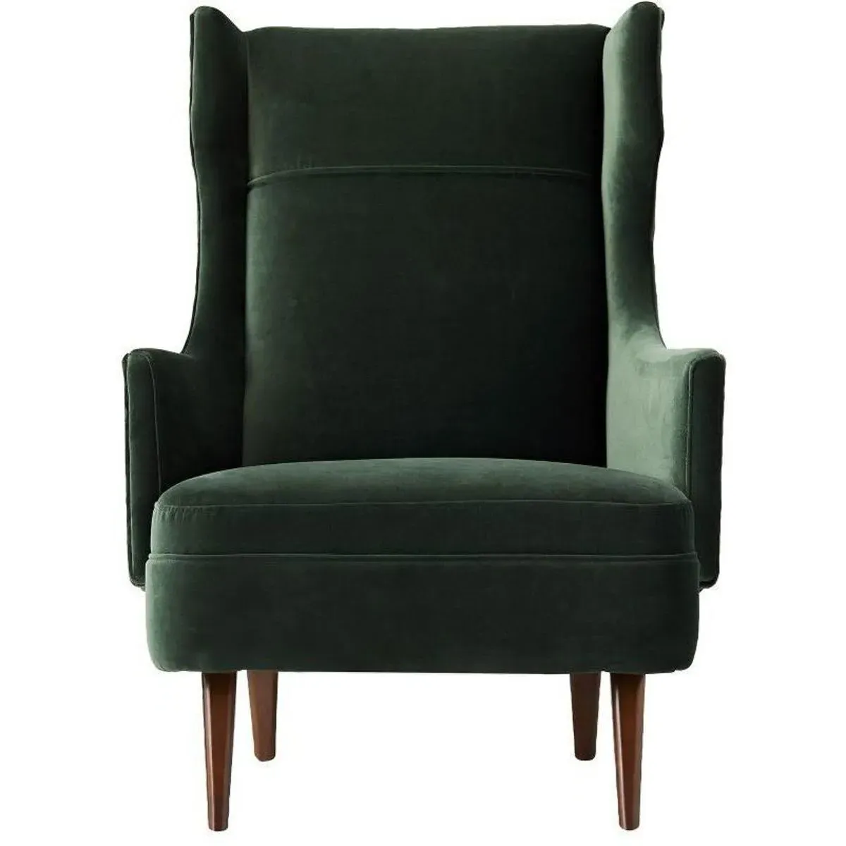 Budelli Wing Chair - Forest, Velvet alternate view