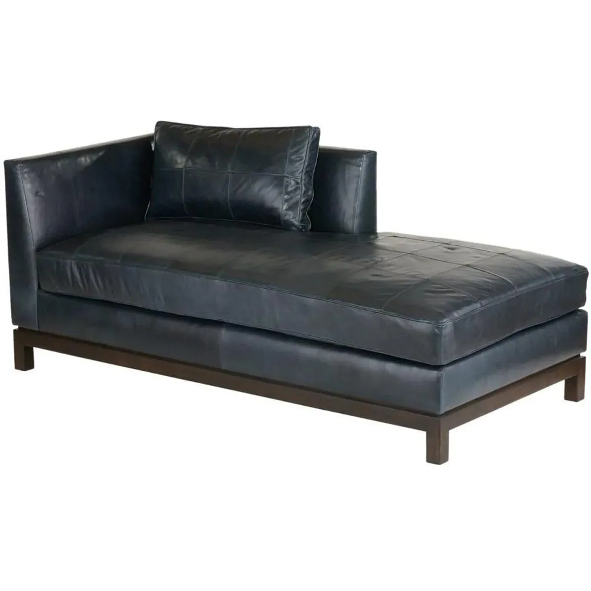 Edmond Chaise Lounge - Ink, Leather product