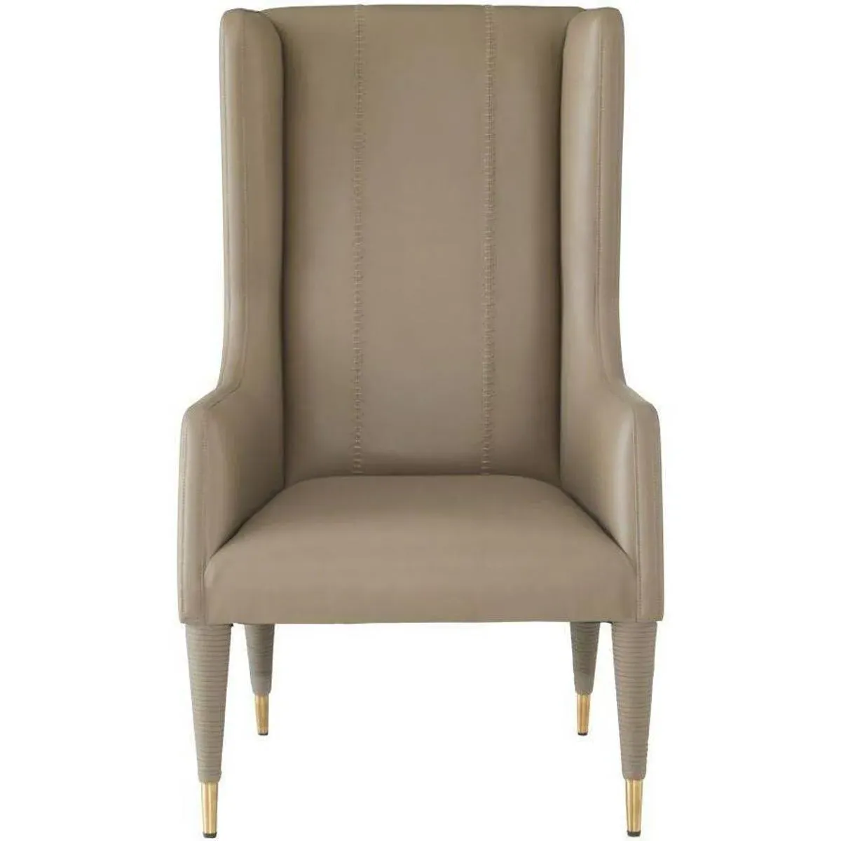 Hawthorne Host Accent Chair - Dove, Leather alternate view