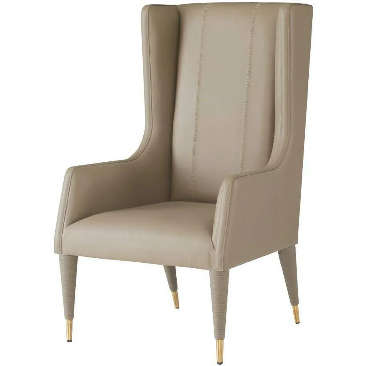 Hawthorne Host Accent Chair - Dove, Leather product