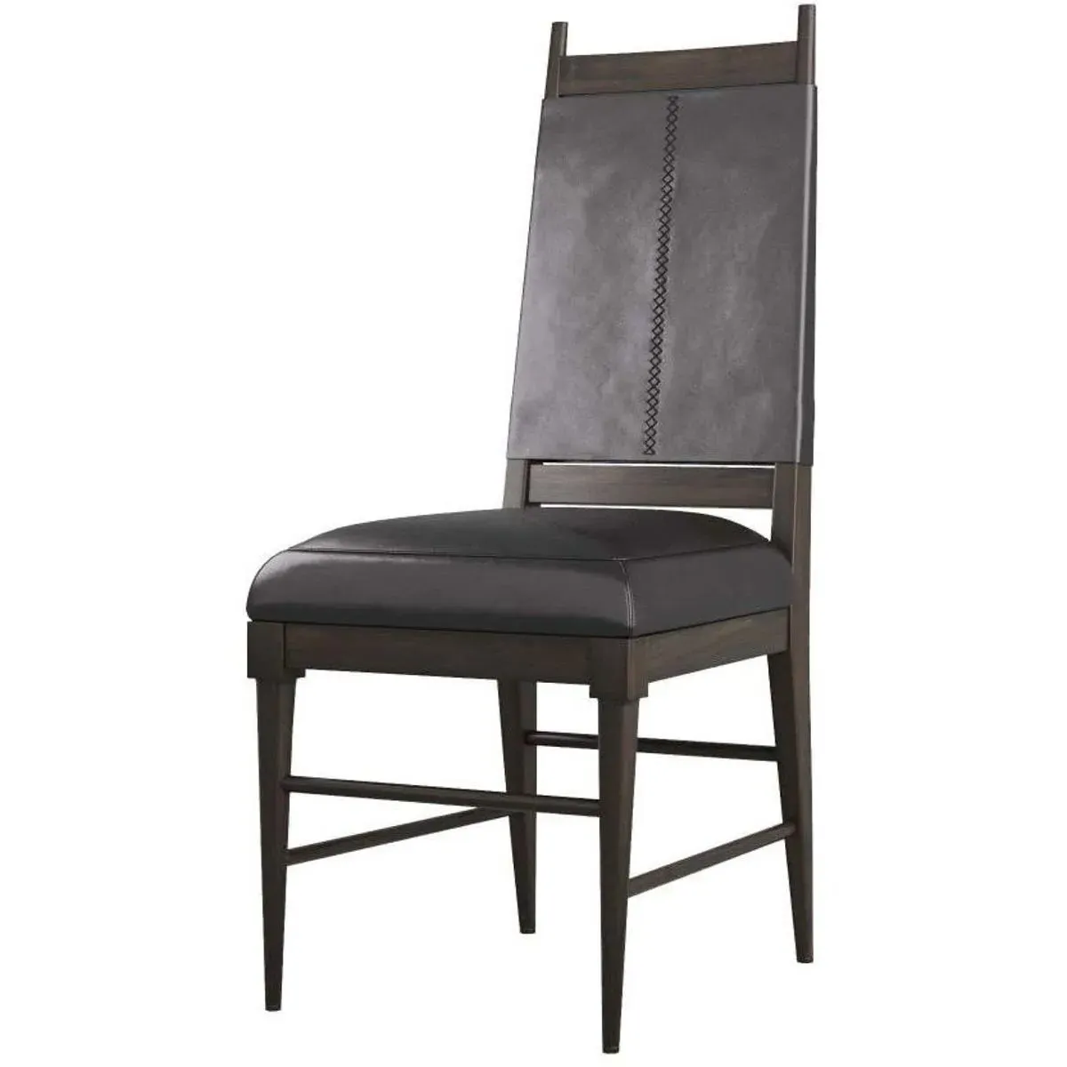 Keegan Accent Chair - Black, Leather product