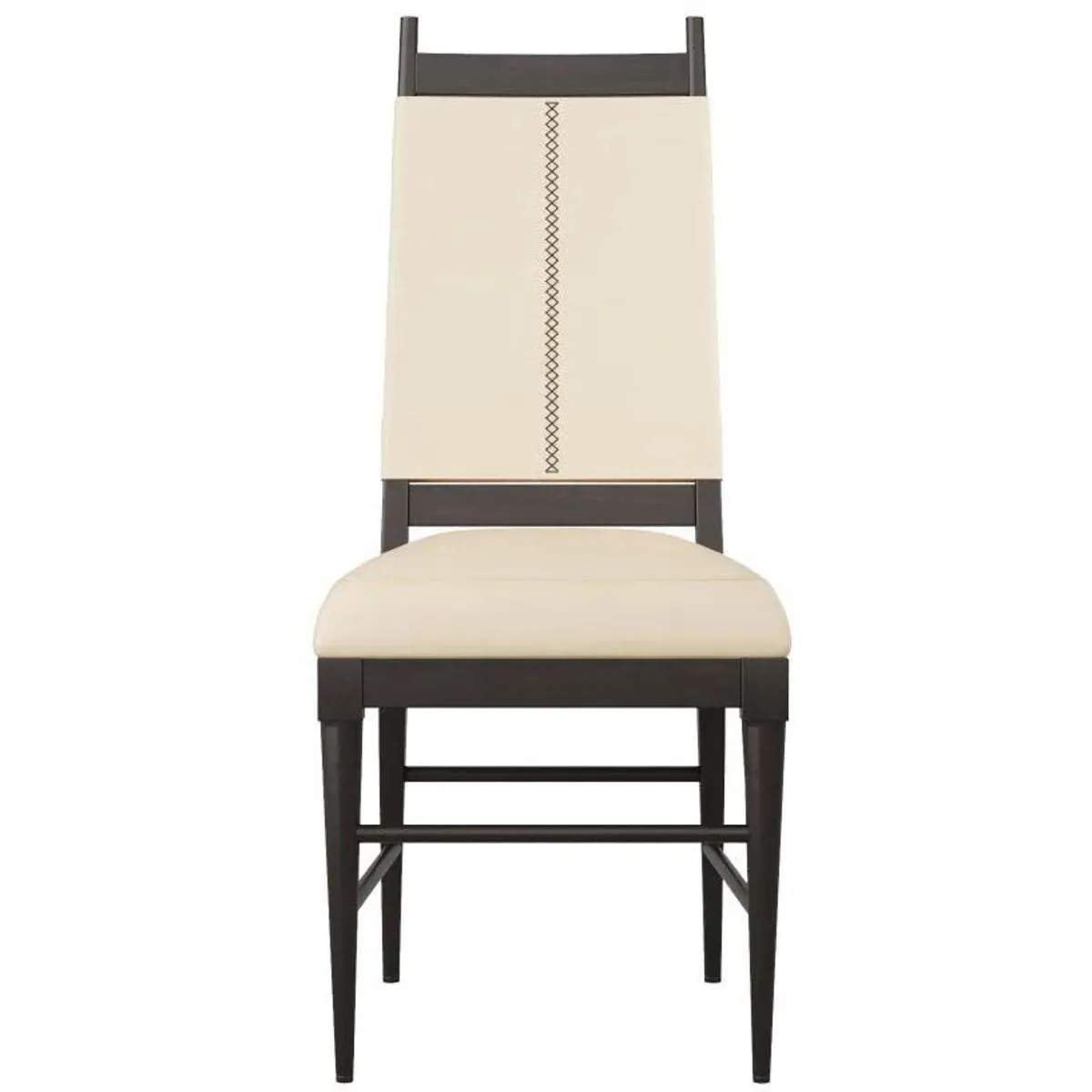 Keegan Accent Chair - Vanilla, Leather alternate view