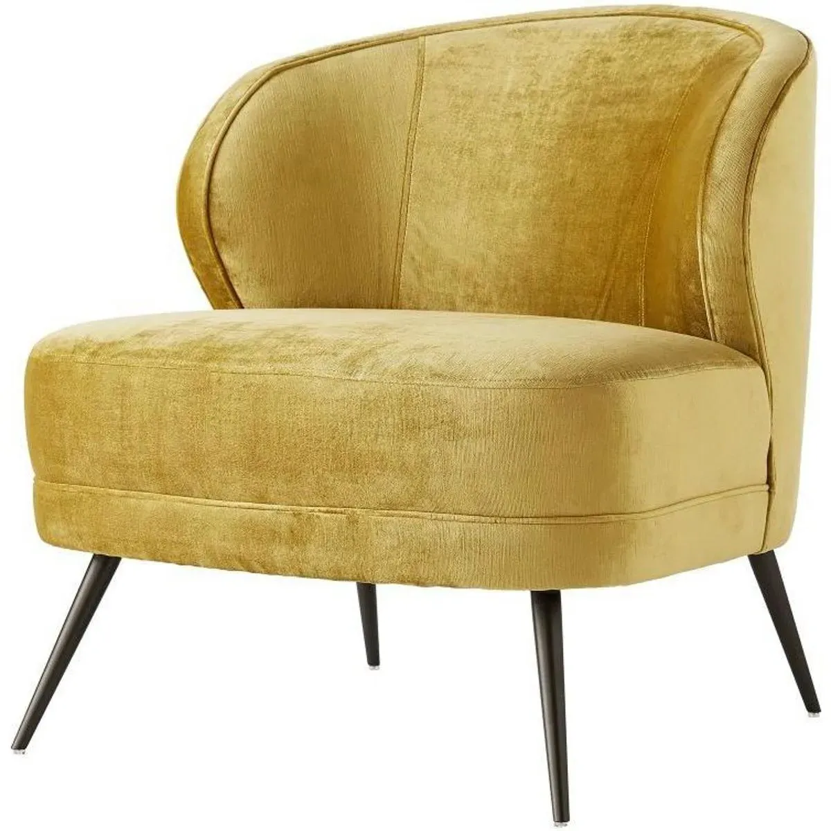 Kitts Accent Chair - Marigold, Velvet product