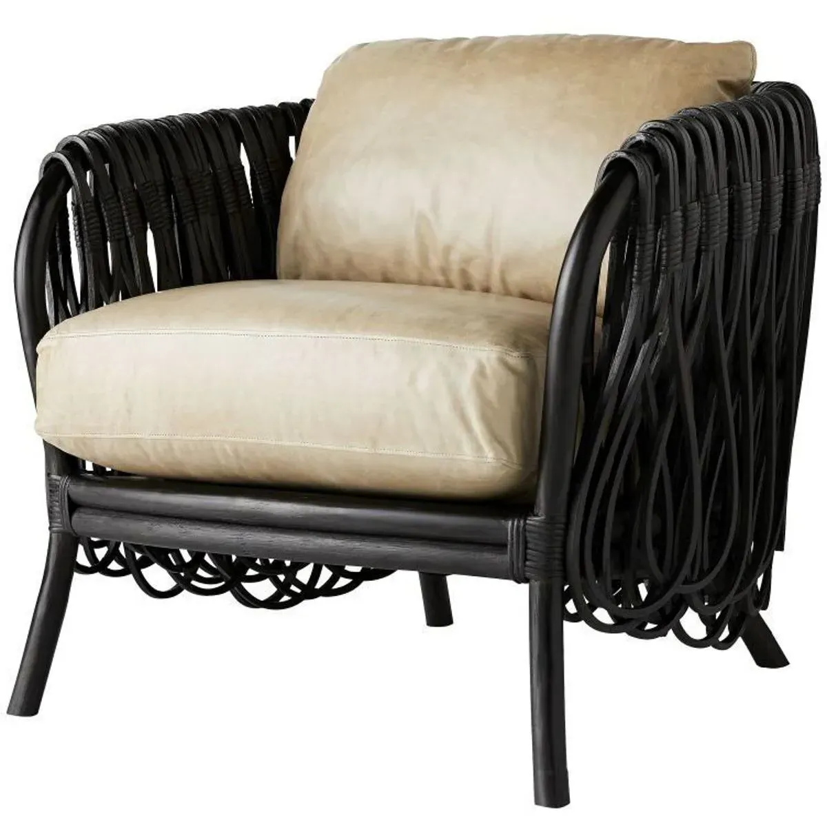 Strata Lounge Chair - Oyster, Leather product