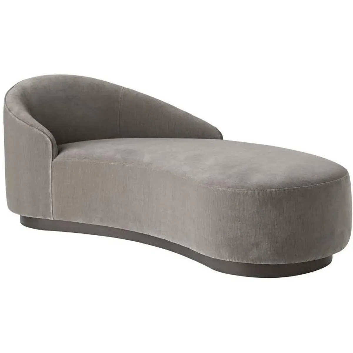 Turner Left Arm Chaise Lounge - Sharkskin, Velvet product