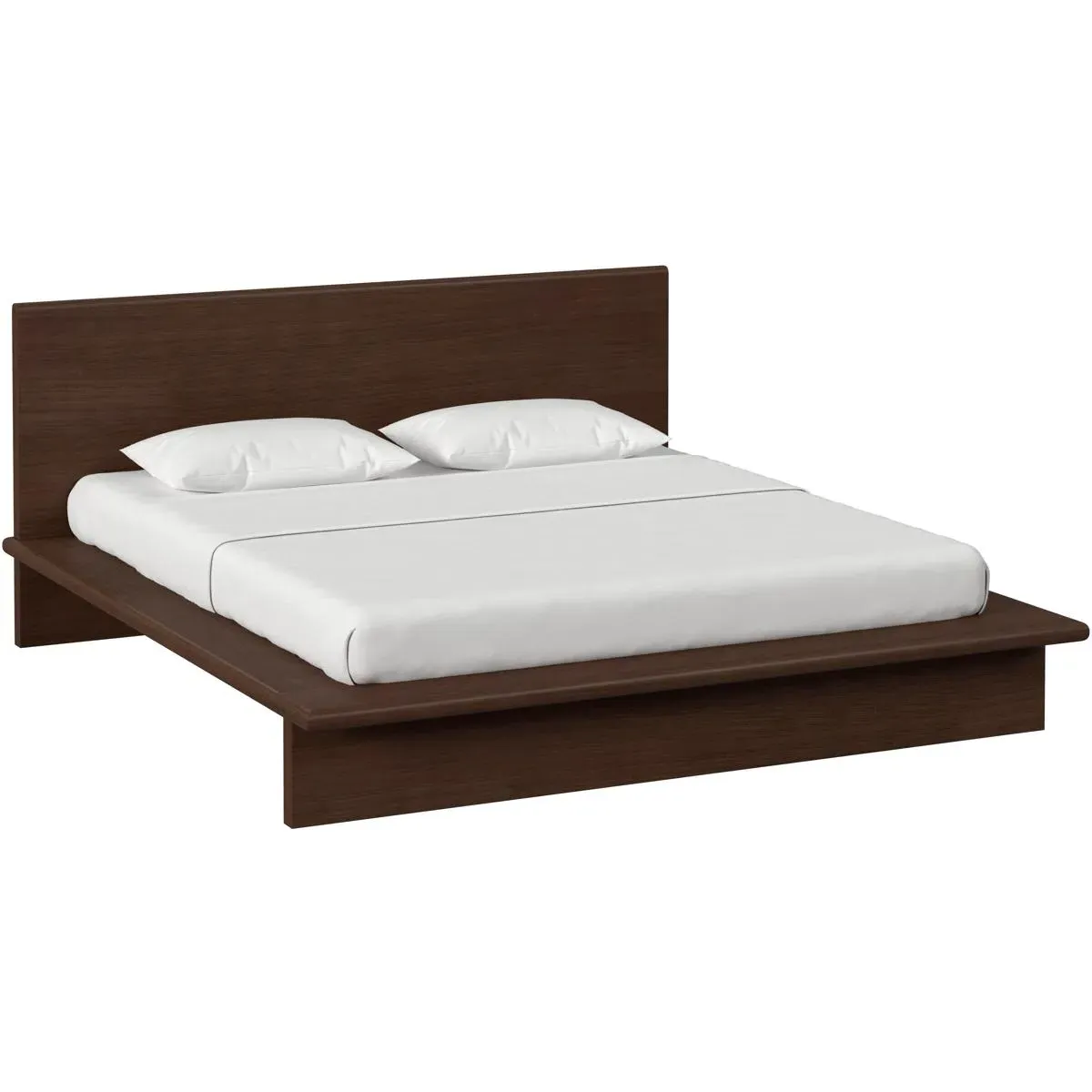 Halmstad King Size Platform Bed - Brown, Mindi Wood product