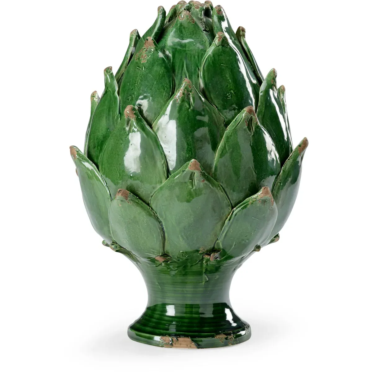 Artichoke Accent Figurine - Glossy Green, Porcelain product