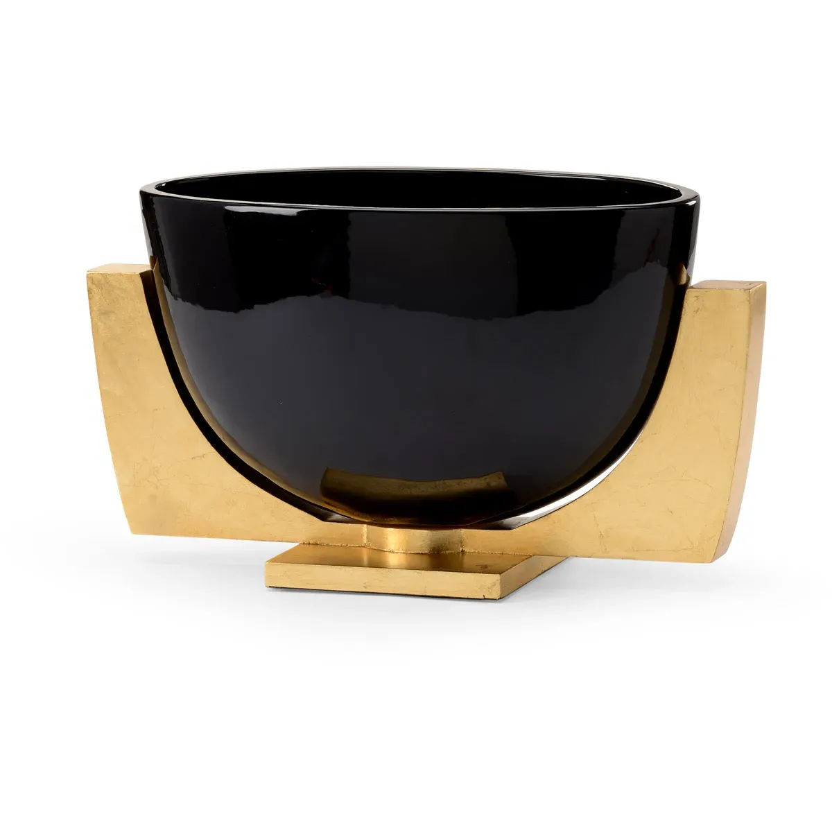 Chelsea House Decorative Bowl - Antique Gold Leaf, Iron/Porcelain product