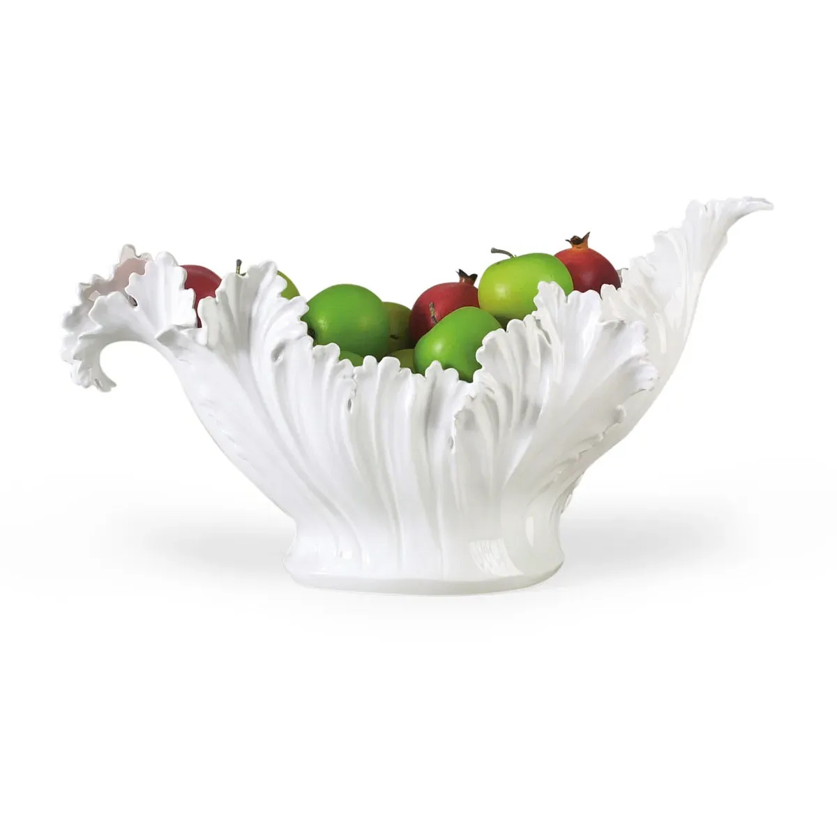 Chelsea House Decorative Bowl - White Glaze, Hand Painted Ceramic product