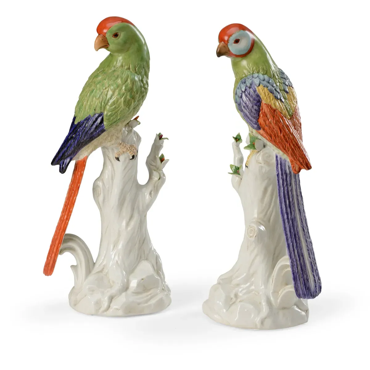 Chelsea House Hand Decorated Figurines, Pair - Porcelain product