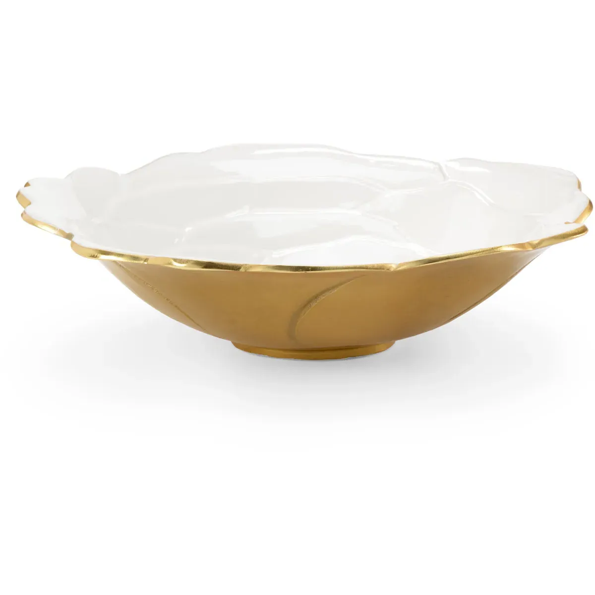Chelsea House Small Decorative Bowl - White, Aluminum product