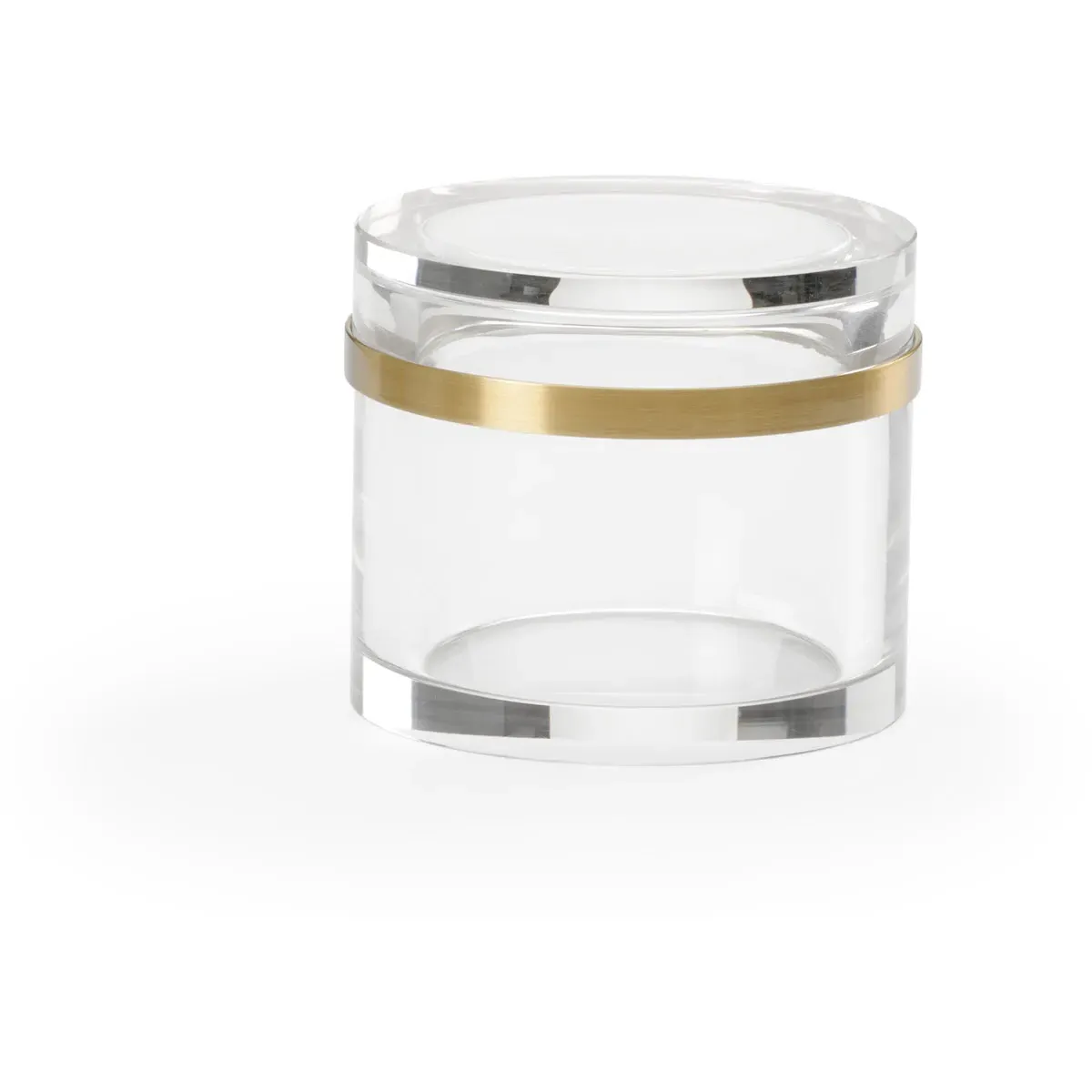 Claire Bell Decorative Box - Clear/Antique, Crystal/Brass product
