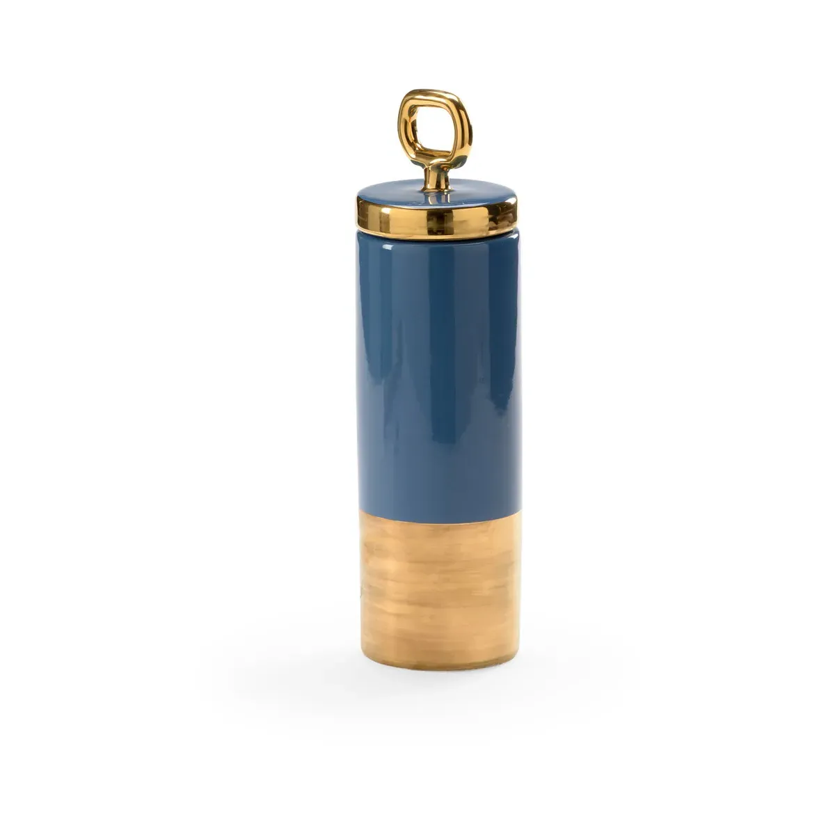 Claire Bell Lidded Jar - French Blue, Ceramic product