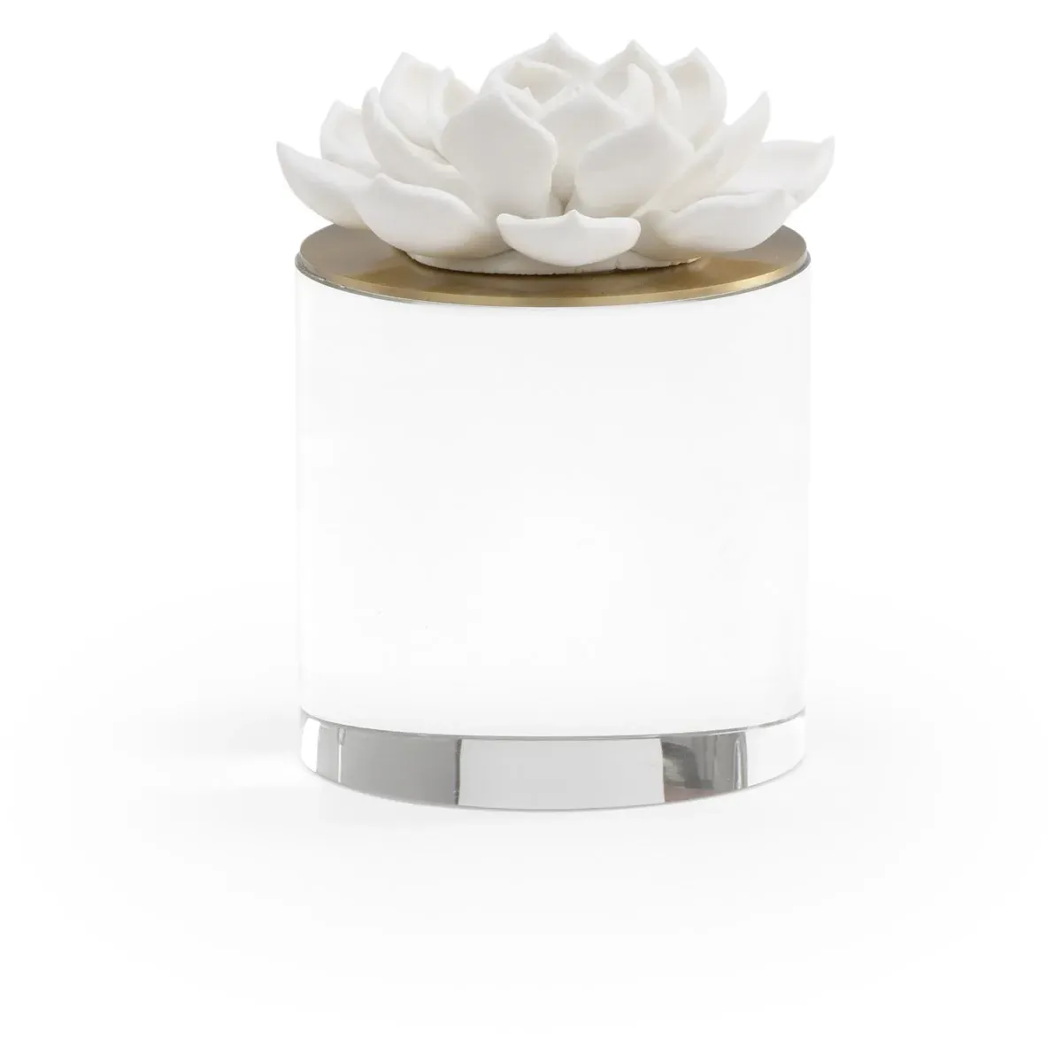 Claire Bell Sculpture - Matte White, Ceramic/Metal/Crystal product