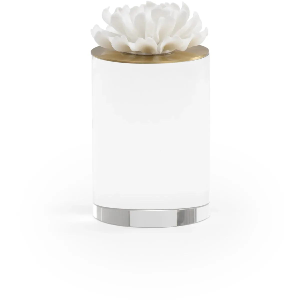 Claire Bell Sculpture - Matte White, Ceramic/Metal/Crystal product