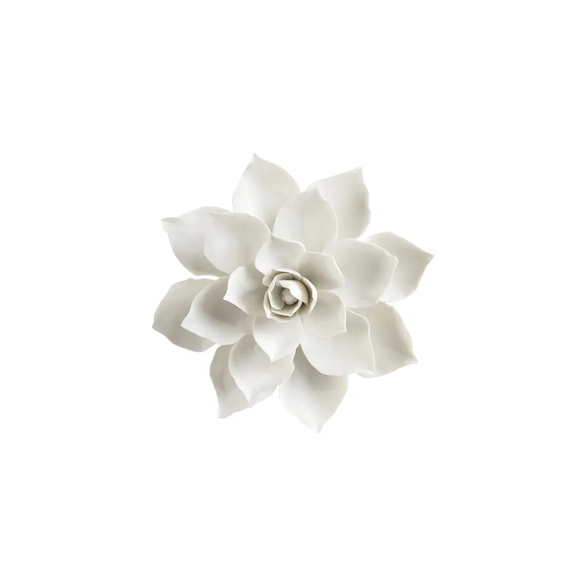 Elizabeth Wicker Decorative Object - Matte White, Ceramic product