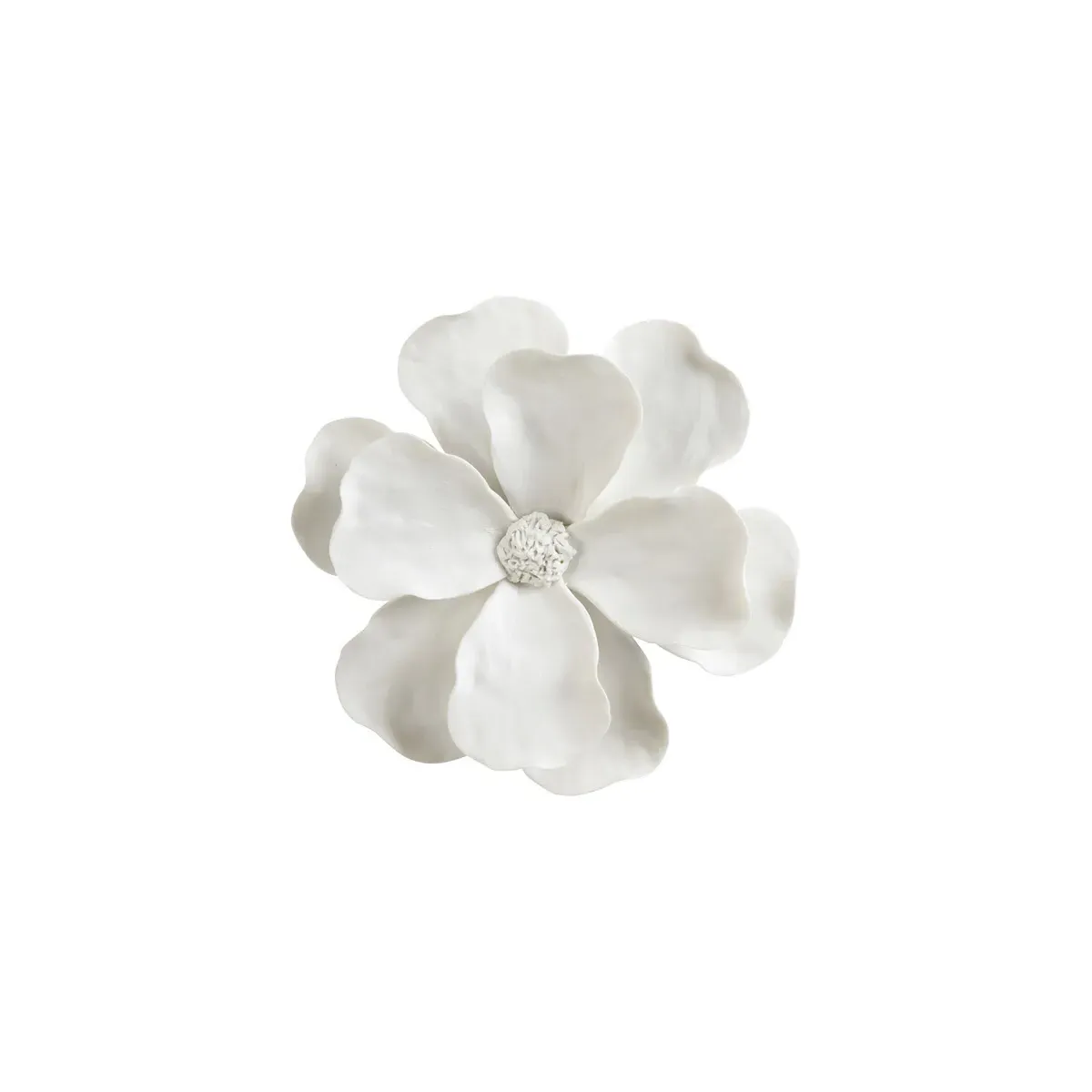 Elizabeth Wicker Decorative Object - Matte White, Ceramic product
