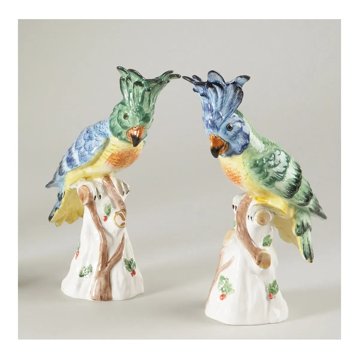 Hand Painted Figurines Pair - Ceramic product