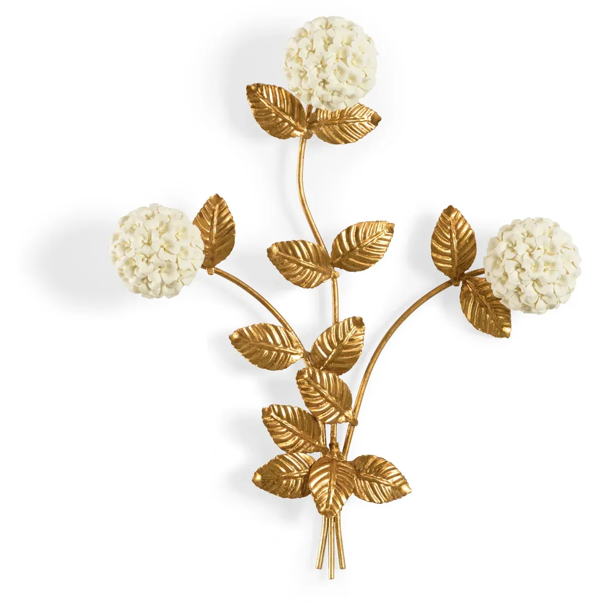 Hydrangia Accent Figurine - Cream, Porcelain/Iron product