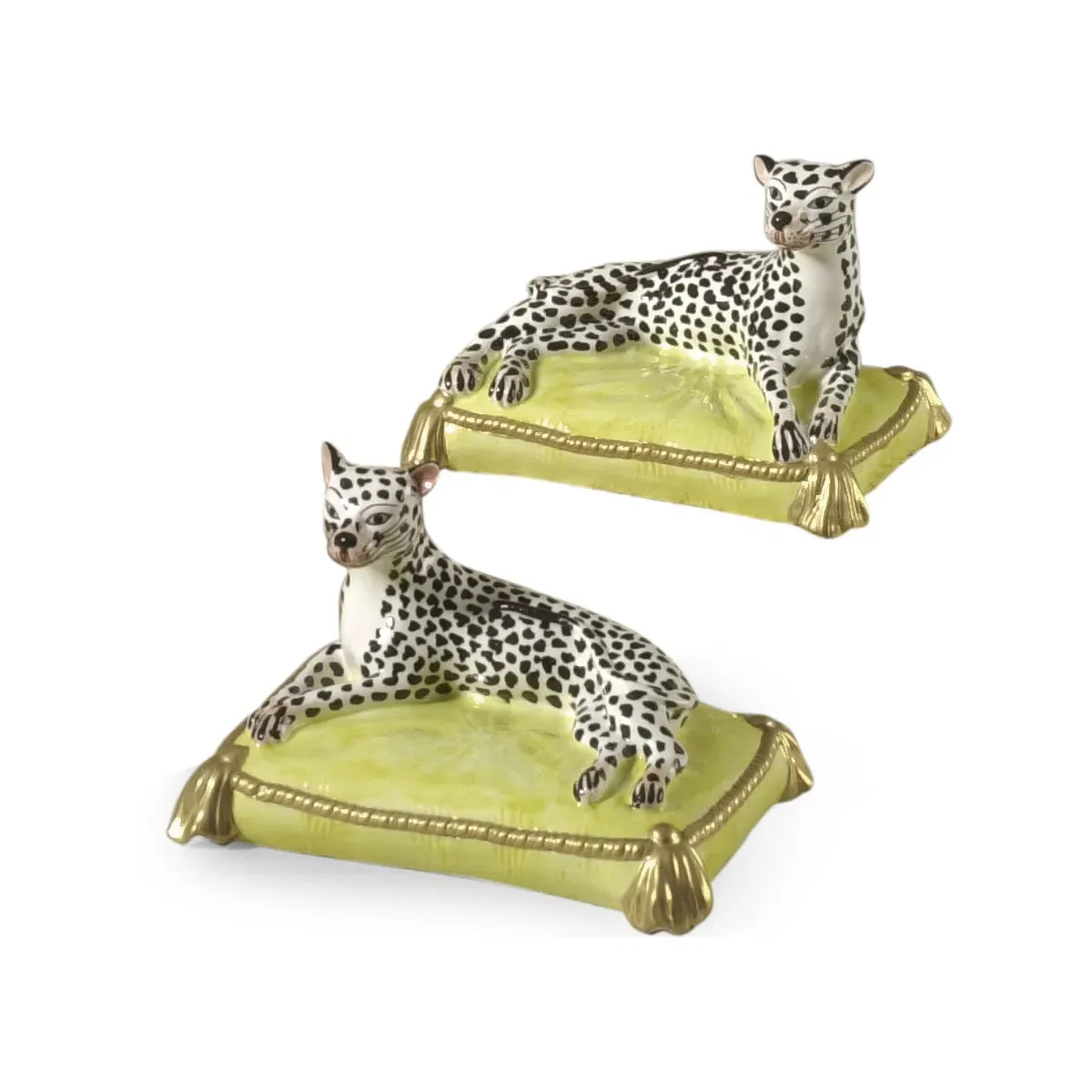 Italian Figurines Pair - Hand Painted Ceramic product