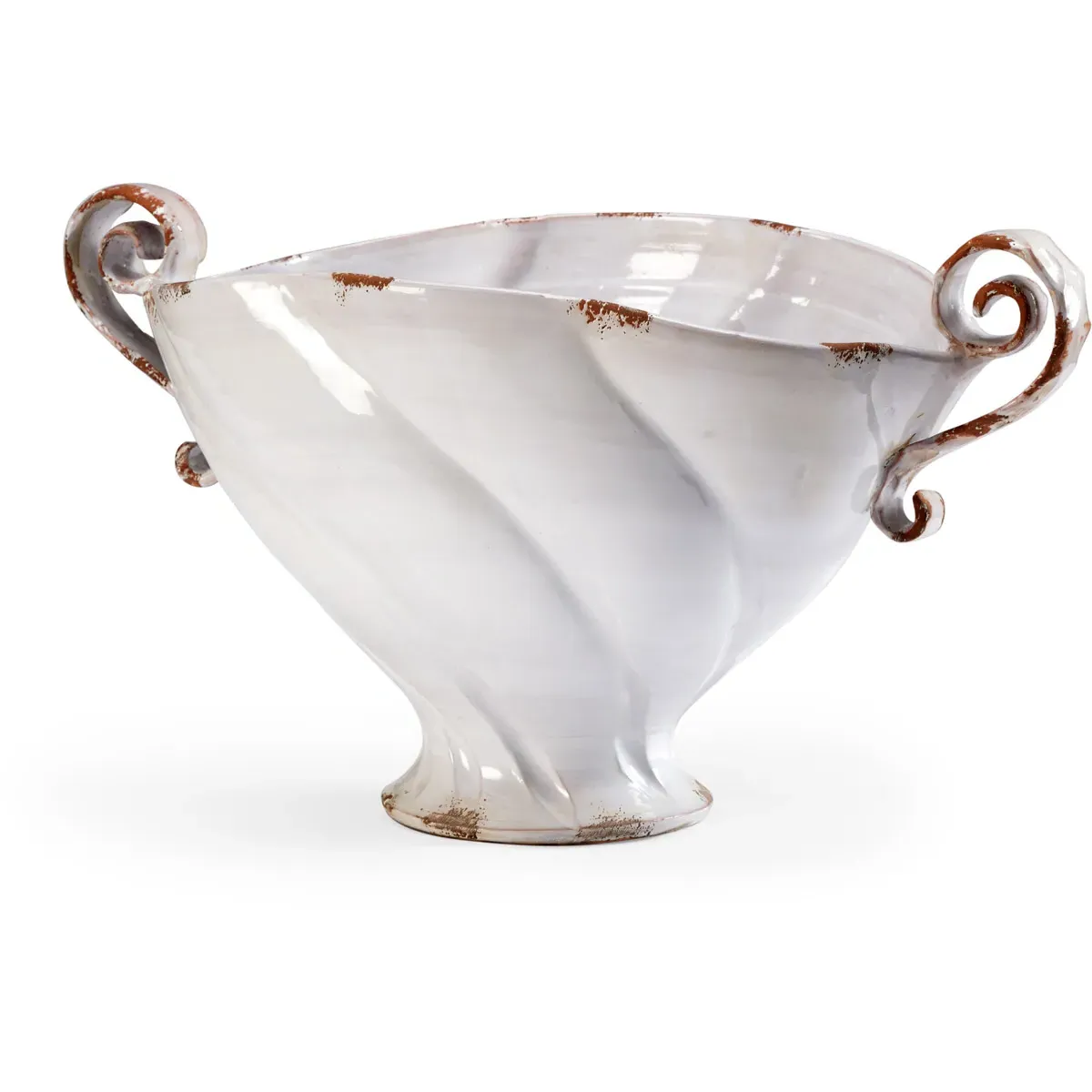 Large Decorative Bowl - Antique White, Ceramic product