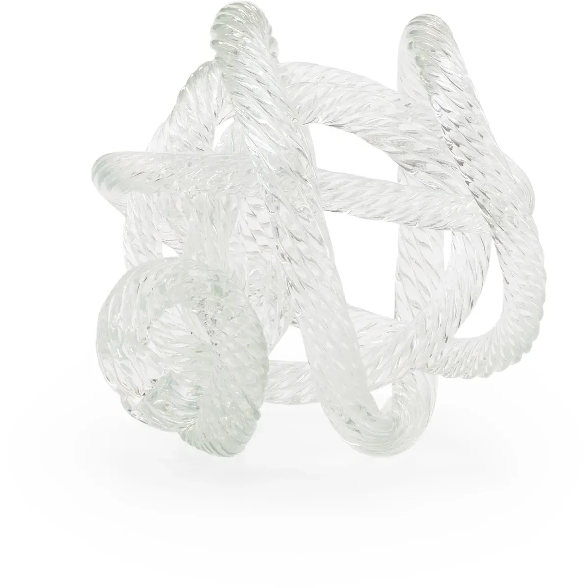 Love Knot Glass Accent Figurine - Clear product