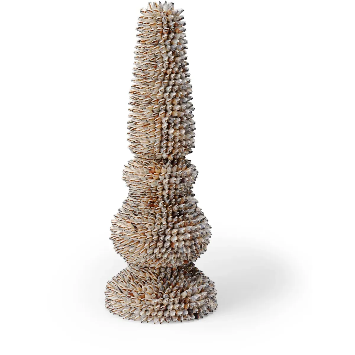 Natural Obelisk Figurine - Natural, Strombus Shell product