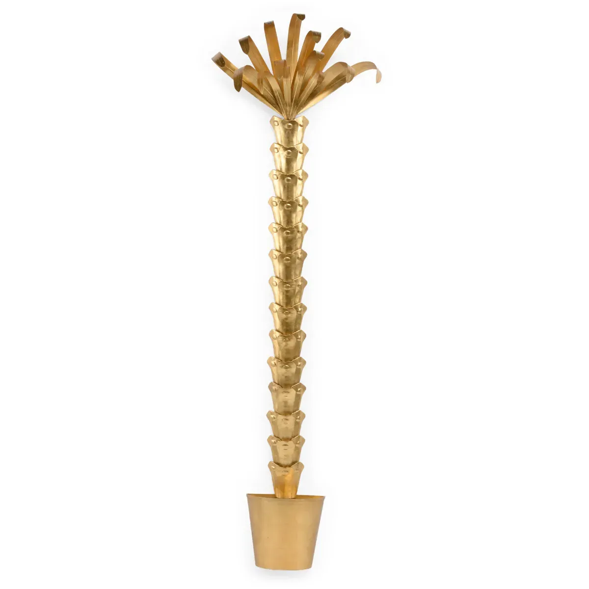 Palm Tree Sculpture - Antique Gold Leaf, Iron product