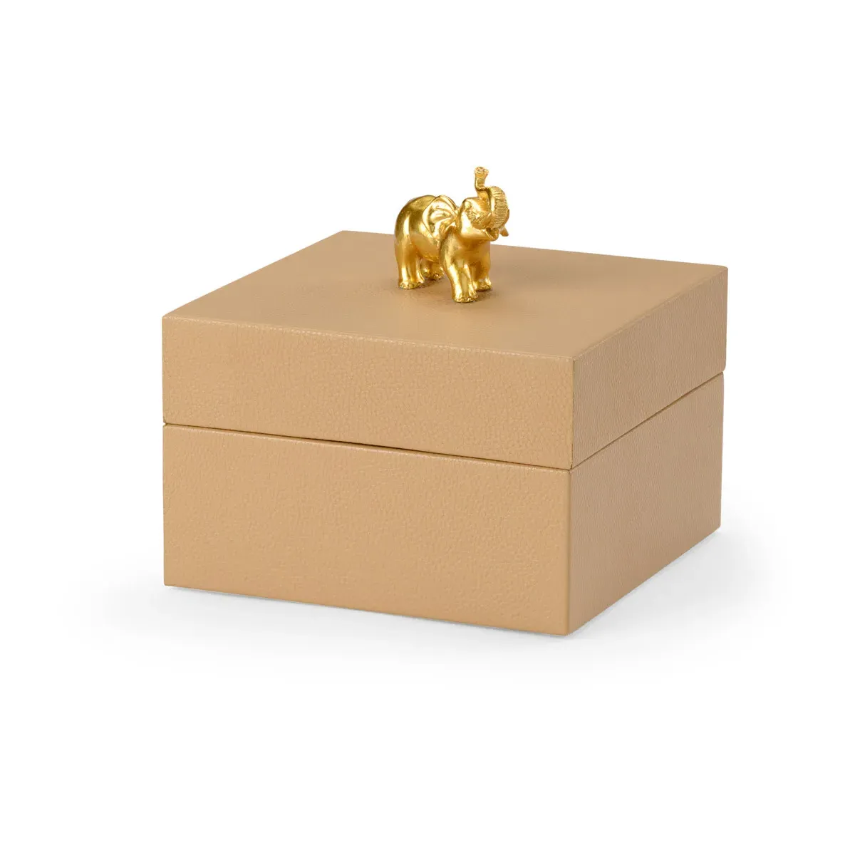 Pam Cain Decorative Box - Tan, Leatherette product