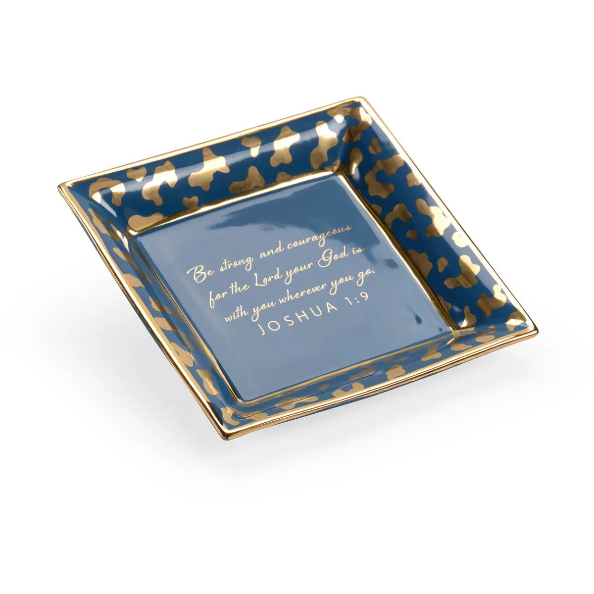 Shayla Copas 5 Inch Decorative Plate - Blue Glaze, Ceramic product