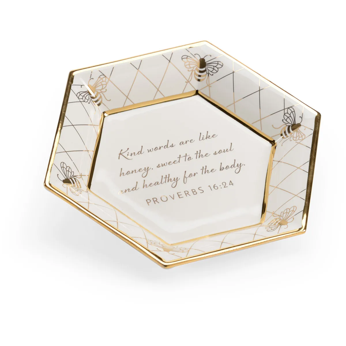 Shayla Copas 6 Inch Decorative Plate - White Glaze, Ceramic product