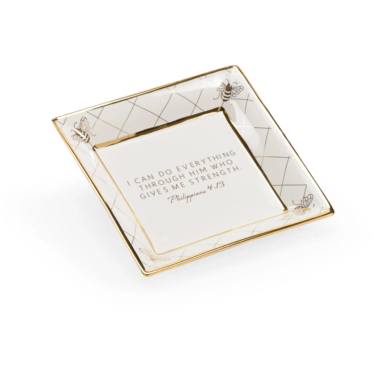Shayla Copas Decorative Plate - White Glaze, Ceramic product