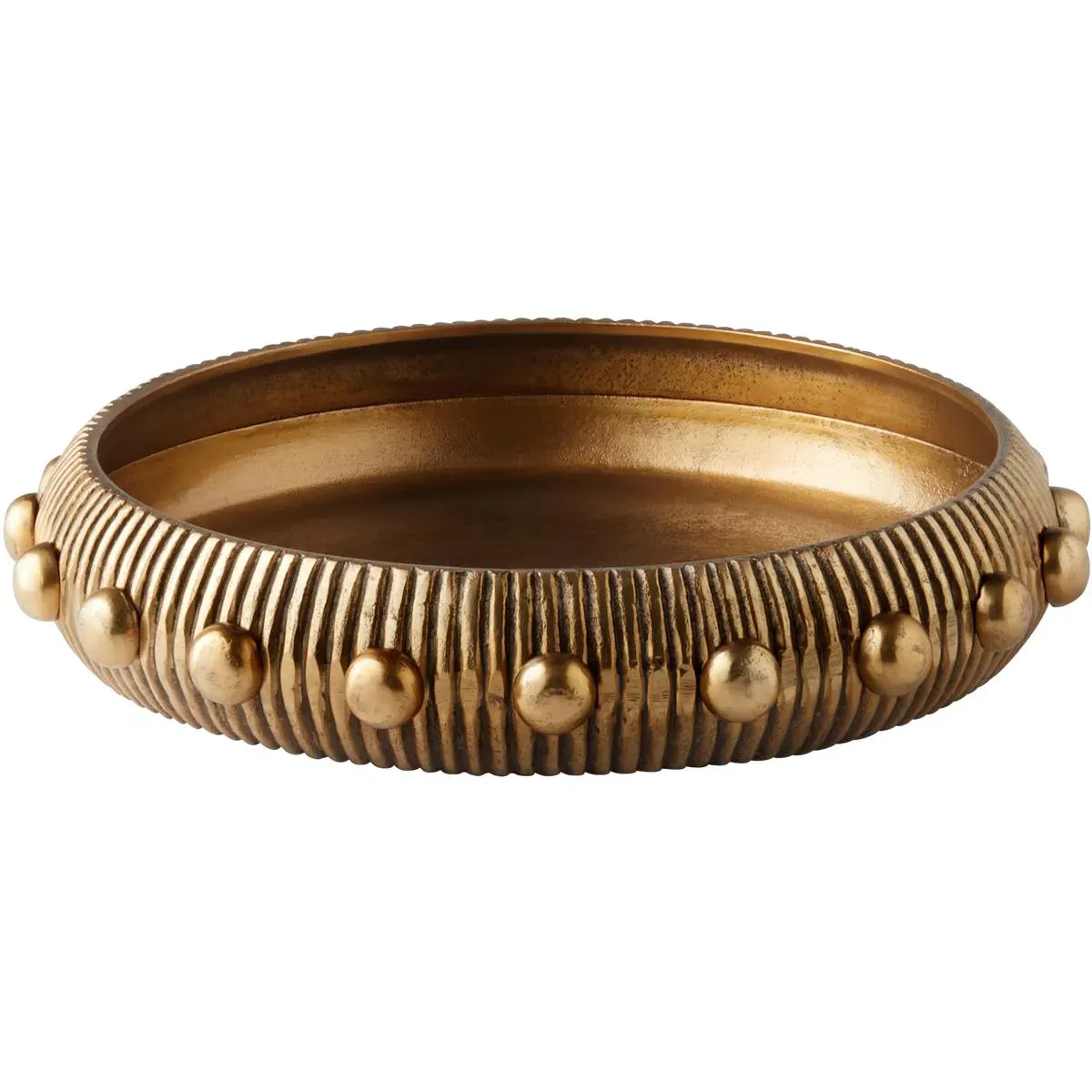 Batten Small Square Tray - Antique Brass product