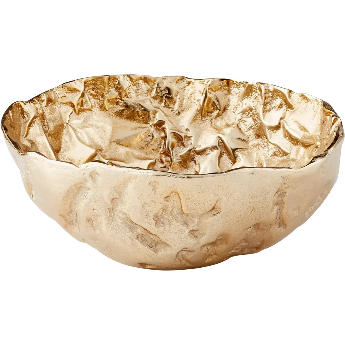 Bolivar Decorative Bowl - Gold, Aluminum product