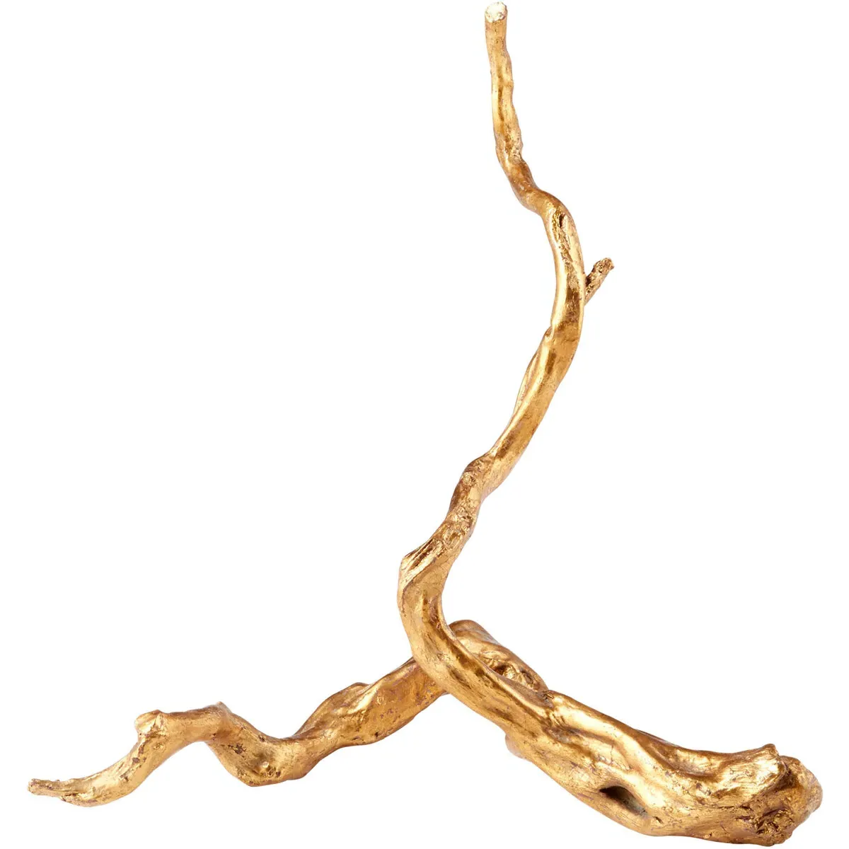 Drifting Gold Small Sculpture - Gold Leaf, Resin product