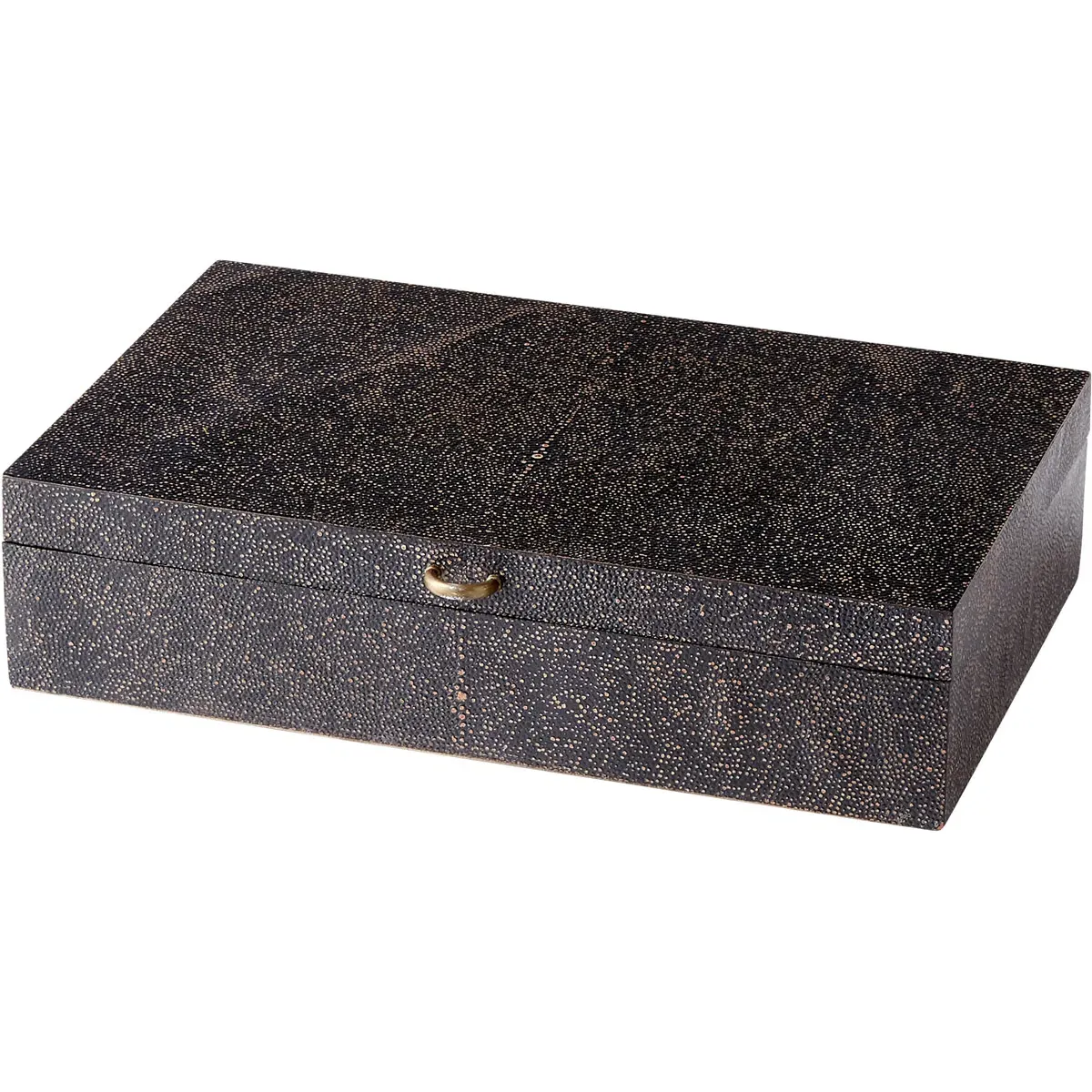 Puma Storage Container - Black, Bronze, Leather/Wood product