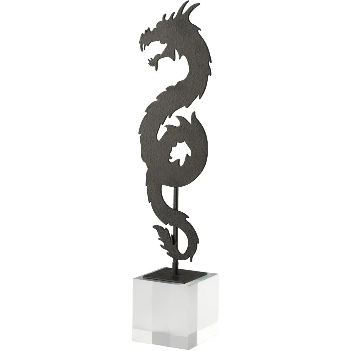 Shenron Dragon Tall Sculpture - Black product
