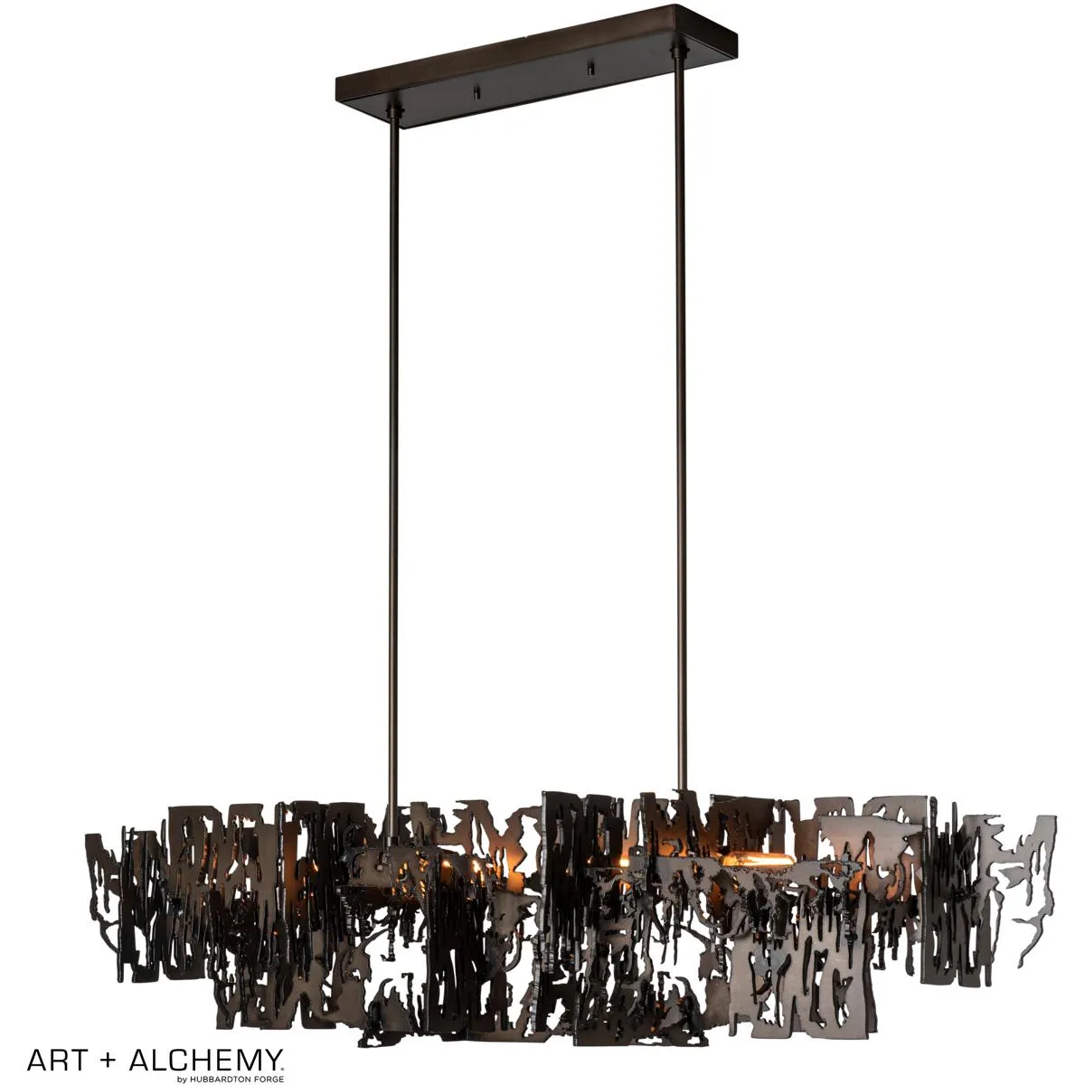 Art + Alchemy Brutus 4-Light Pendant - Black, Metal product