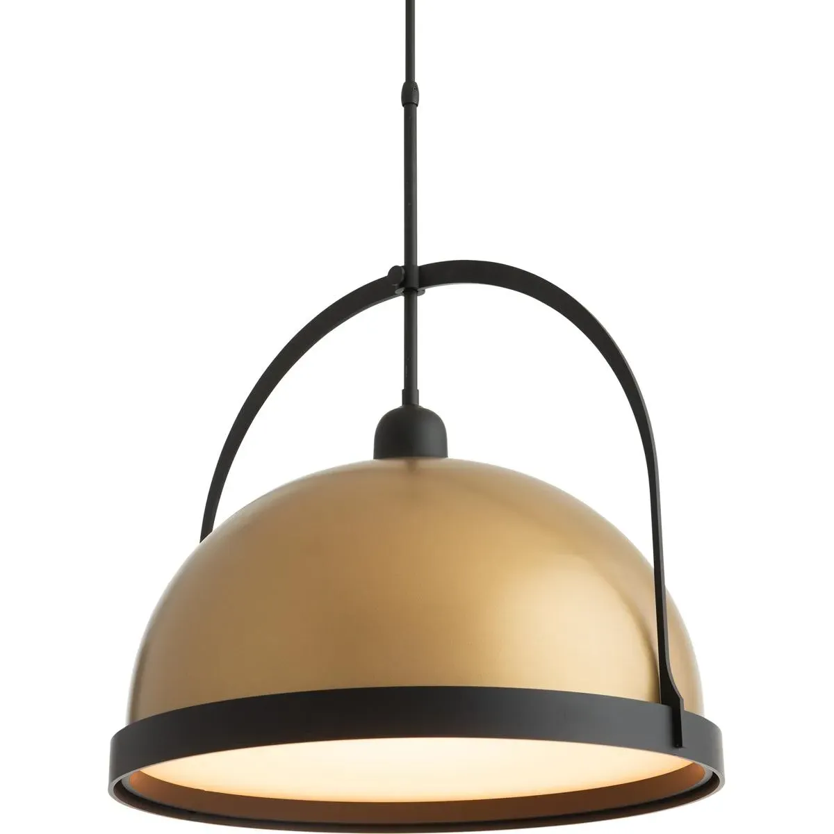Atlas 1-Light Pendant Ceiling Light - Mahogany/Dark Smoke, Metal product