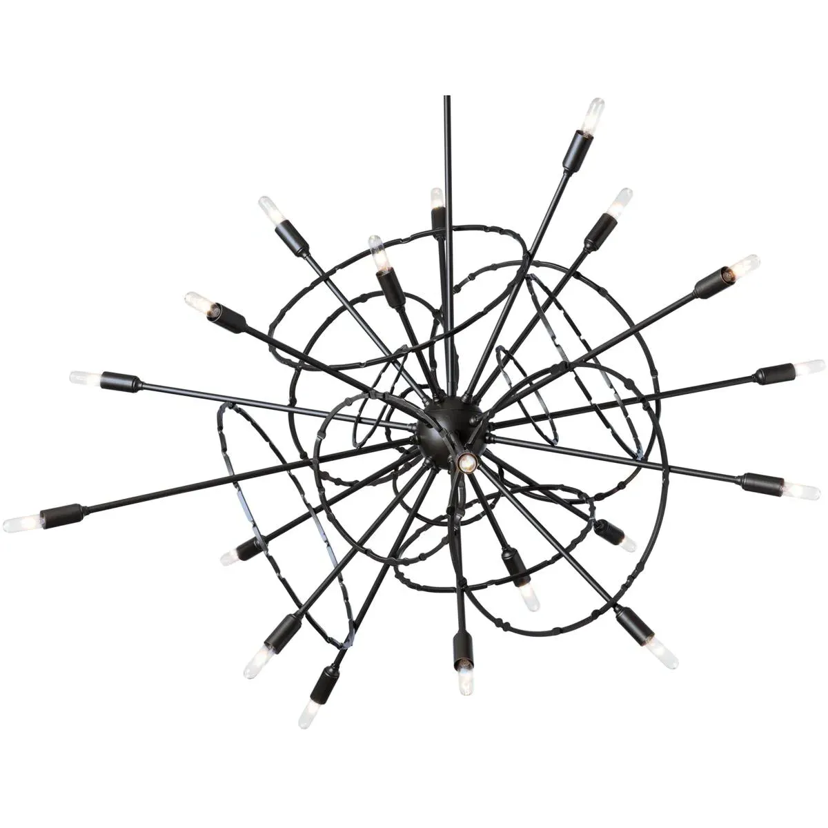 Hubbardton Forge Olympus 20-Light Pendant Ceiling Light - Black product